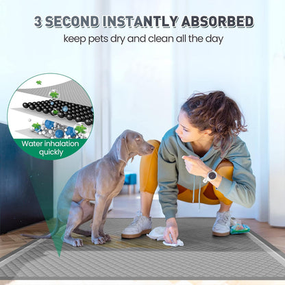 Pet Training Pads-50 Pcs Leak-Proof Surface Quick-Dry